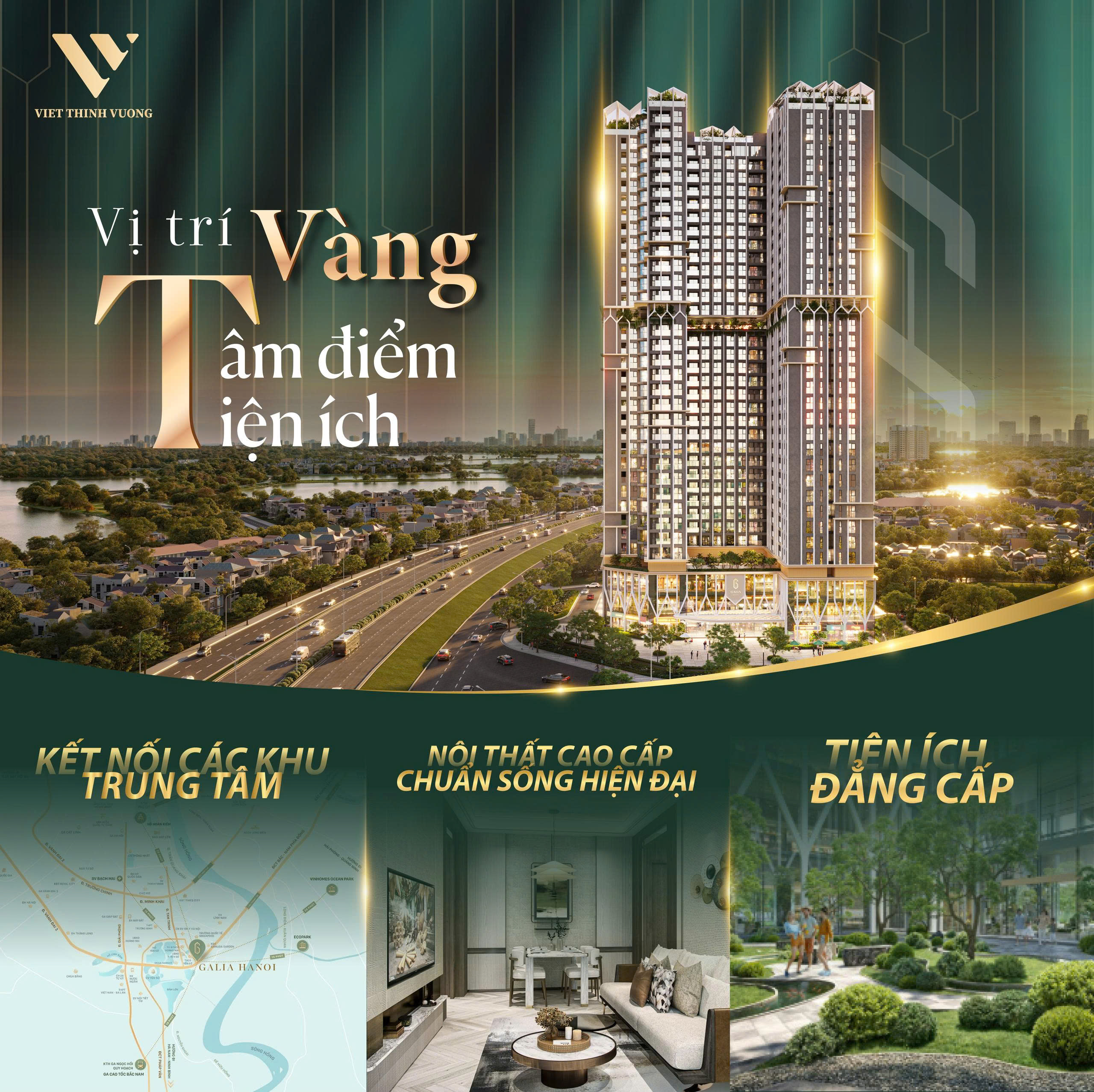 Galia Hoàng Mai Vị Trí Vàng Tâm điểm Tiện ích